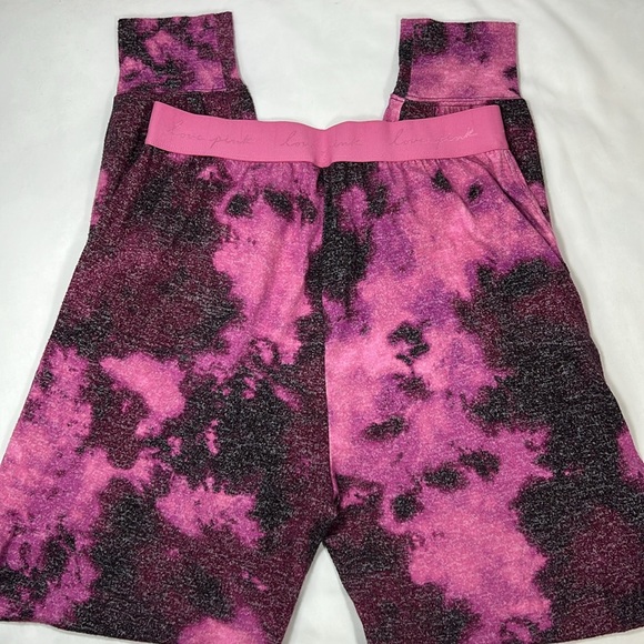 NEW! Pink by Victoria’s Secret Women’s Jogger PJ Lounge Pants Pink Size S - Picture 3 of 7